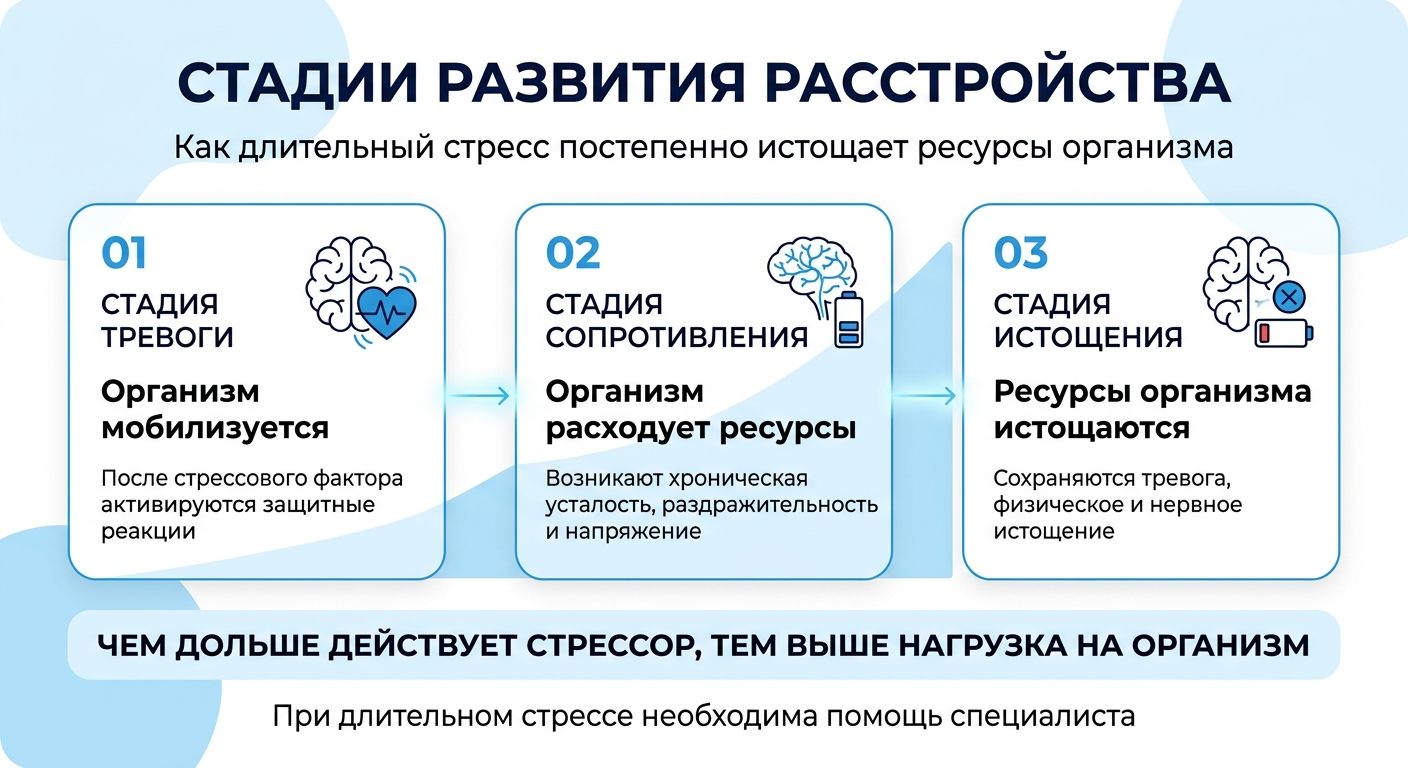 Лечение стресса в Выборге инфографика